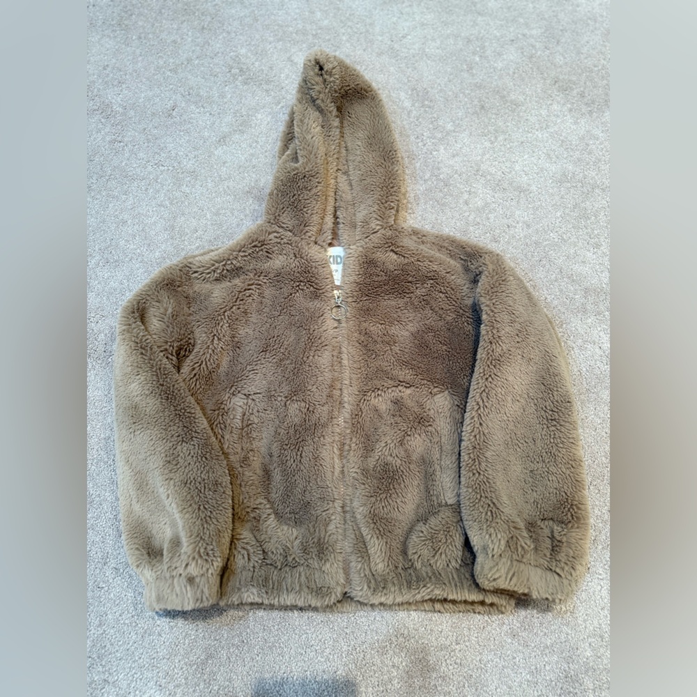 Cozy Tan Kids Jacket